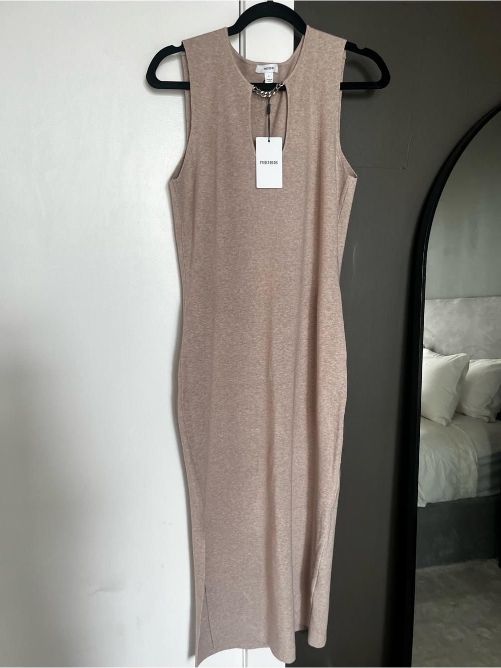 Reiss Nola Sleeveless Knit Midi-Dress-NWT